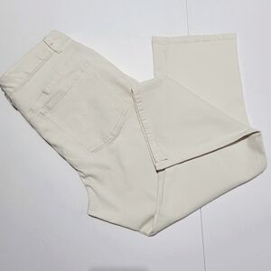 Telluride Clothing Co. Off White Stretch Above Ankle Capris Pedal Pusher (14)